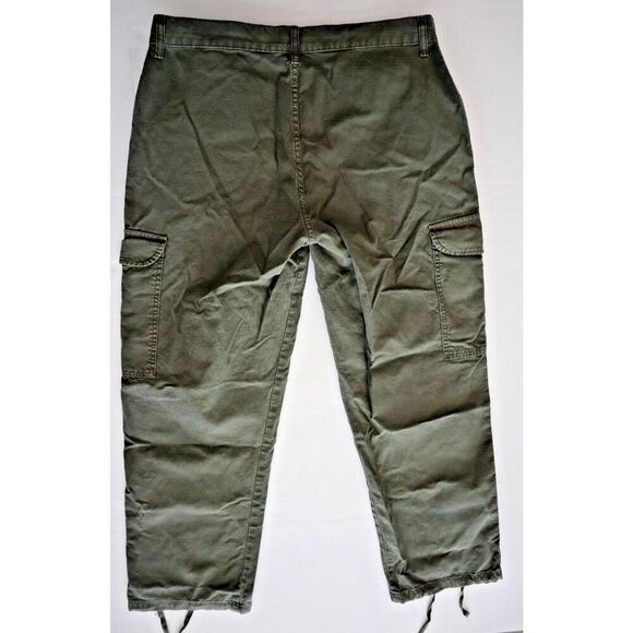 ASOS Design 103579554 Women's Sz 12 Khaki Low Rise Utility Combat Cargo Pants - Picture 2 of 11